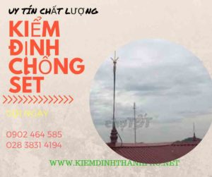 Hình ảnh kiểm định chống sét