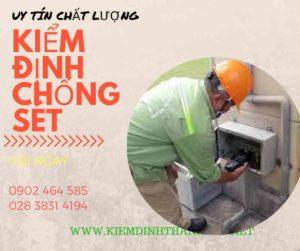 Hình ảnh kiểm định chống sét