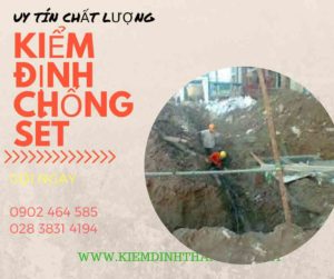 Hình ảnh kiểm định chống sét