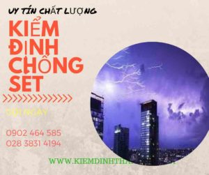 Hình ảnh kiểm định chống sét