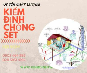 Hình ảnh kiểm định chống sét