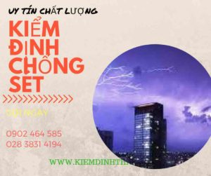 Hình ảnh kiểm định chống sét