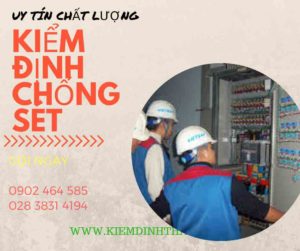 Hình ảnh kiểm định chống sét