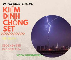 Hình ảnh kiểm định chống sét