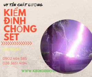 Hình ảnh kiểm định chống sét