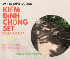 Hình ảnh kiểm định chống sét