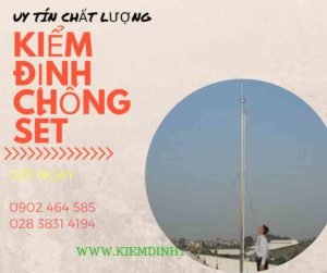 Hình ảnh kiểm định chống sét