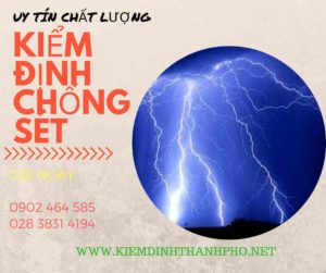 Hình ảnh kiểm định chống sét