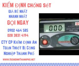 HÌnh ảnh kiểm định chống sét