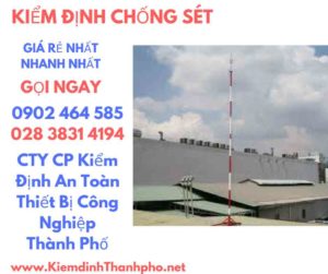 HÌnh ảnh kiểm định chống sét