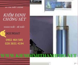 Hình ảnh kiểm định chống sét