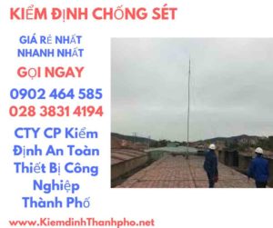 HÌnh ảnh kiểm định chống sét