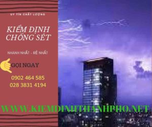 Hình ảnh kiểm định chống sét