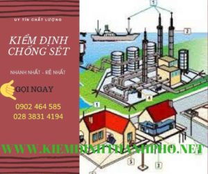 Hình ảnh kiểm định chống sét