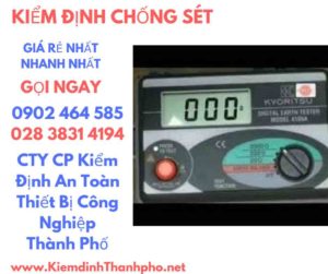 HÌnh ảnh kiểm định chống sét