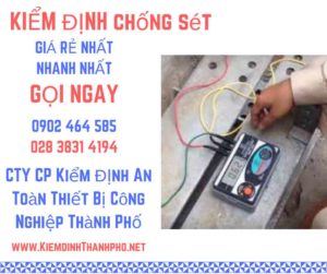 HÌnh ảnh kiểm định chống sét