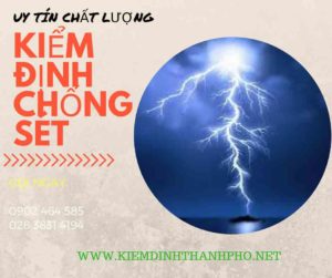 Hình ảnh kiểm định chống sét