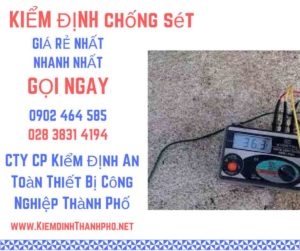 HÌnh ảnh kiểm định chống sét