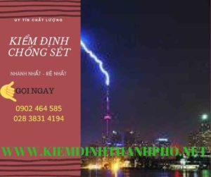 Hình ảnh kiểm định chống sét