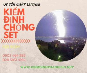 Hình ảnh kiểm định chống sét