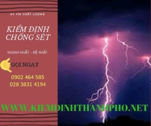 Hình ảnh kiểm định chống sét