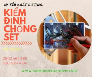 Hình ảnh kiểm định chống sét