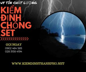 Hình ảnh kiểm định chống sét