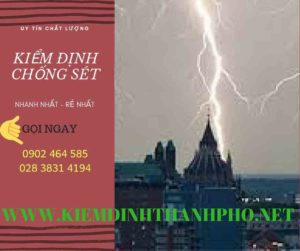 Hình ảnh kiểm định chống sét