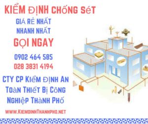 hình ảnh kiểm định chống sét