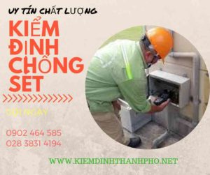 Hình ảnh kiểm định chống sét