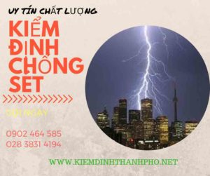 Hình ảnh kiểm định chống sét