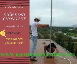 Hình ảnh kiểm định chống sét