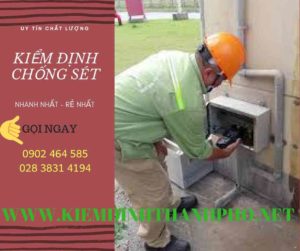 Hình ảnh kiểm định chống sét