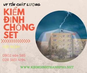 Hình ảnh kiểm định chống sét