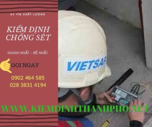 Hình ảnh kiểm định chống sét