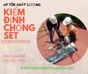 Hình ảnh kiểm định chống sét