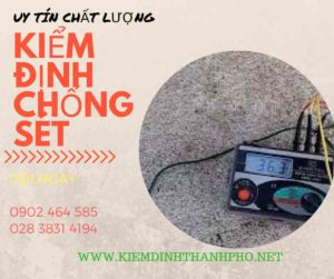 Hình ảnh kiểm định chống sét