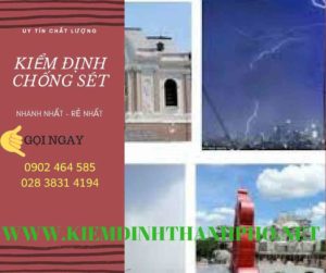 Hình ảnh kiểm định chống sét