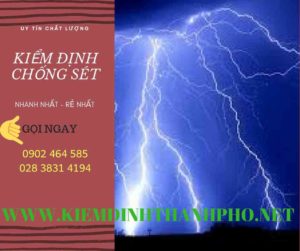 Hình ảnh kiểm định chống sét