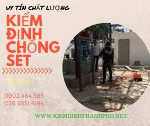 Hình ảnh kiểm định chống sét