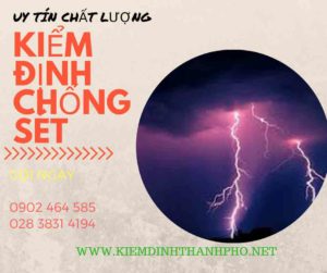 Hình ảnh kiểm định chống sét