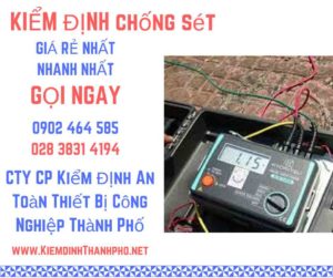 HÌnh ảnh kiểm định chống sét