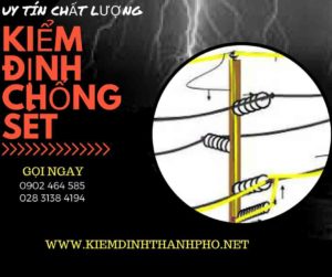 Hình ảnh kiểm định chống sét