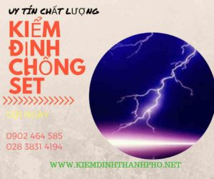 Hình ảnh kiểm định chống sét