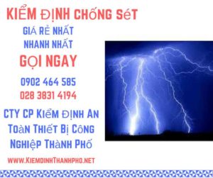 HÌnh ảnh kiểm định chống sét