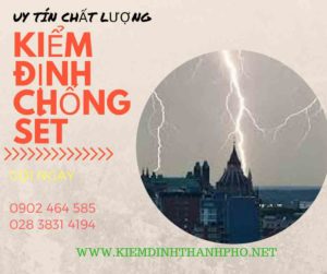 Hình ảnh kiểm định chống sét