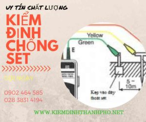 Hình ảnh kiểm định chống sét