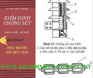 Hình ảnh kiểm định chống sét