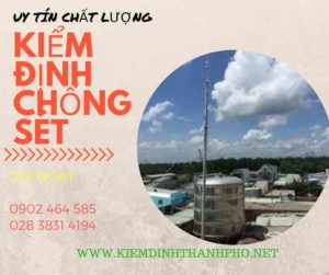 Hình ảnh kiểm định chống sét