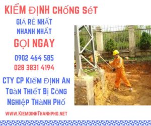 HÌnh ảnh kiểm định chống sét